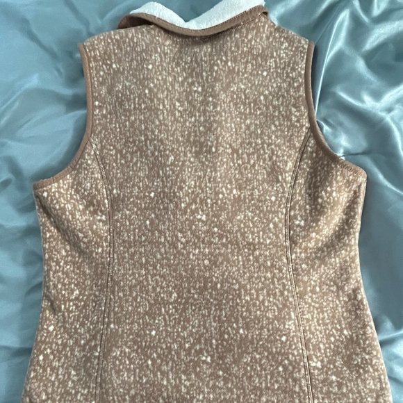 Laura Scott  Women's Size Med Brown Vest   Reversible - Picture 4 of 5